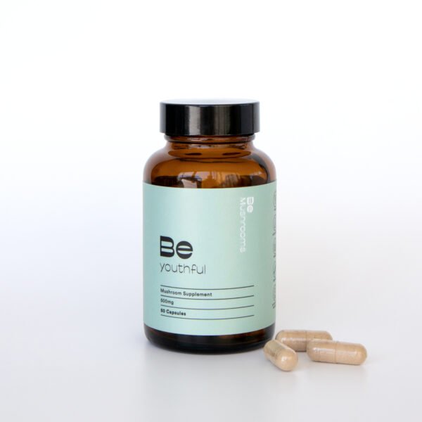 Be Youthful (Booster) Mushroom Supplement Capsules - Image 2