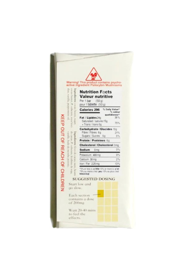 Seremoni Psilocybin Chocolate Bar Edibles (Mint & Transkei Mushrooms) - Image 2